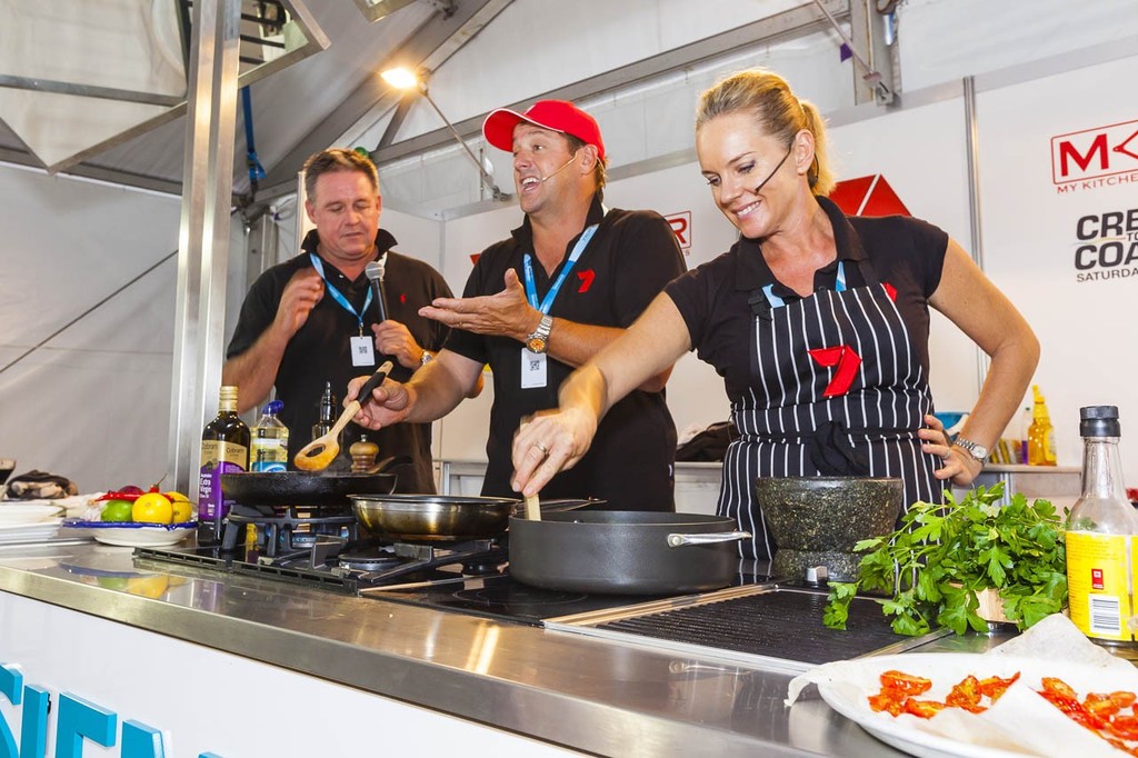 Ch 7 Cooking Demo - Sanctuary Cove International Boat Show 2012 © Mark Burgin